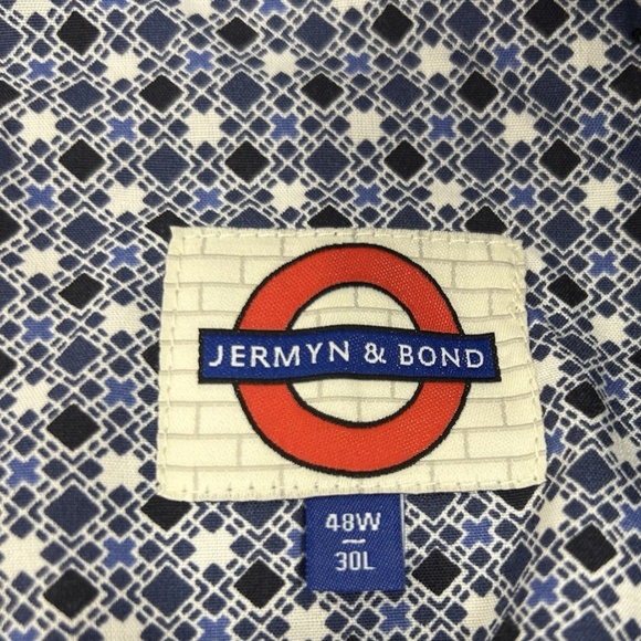 ➕Jermyn And Bond Dress Pant Trouser Blue 48 X 30. C1-020 - Picture 6 of 9